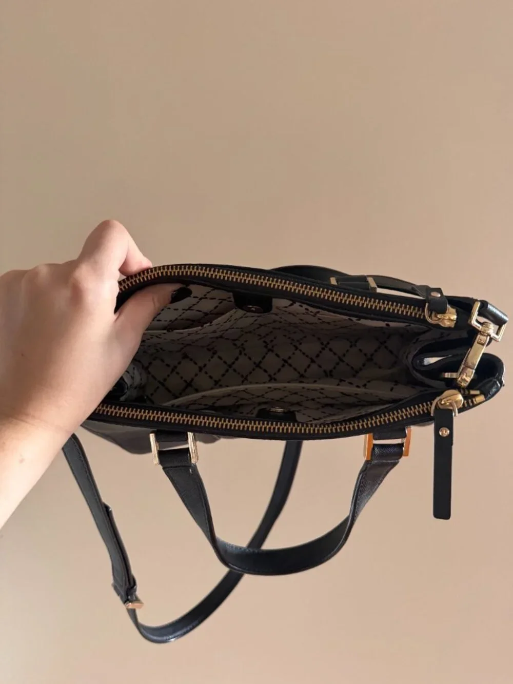 Kate Spade Structured Saffiano Satchel with Strap